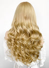 Long Wavy Golden Blonde Lace Front Synthetic Hair Wig LF119