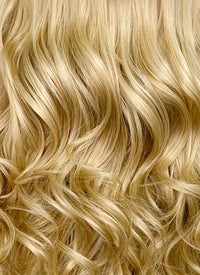 Long Wavy Golden Blonde Lace Front Synthetic Hair Wig LF119