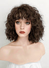 Stranger Things Nancy Wheeler Spiral Curly Brunette Lace Front Synthetic Hair Wig LF169A