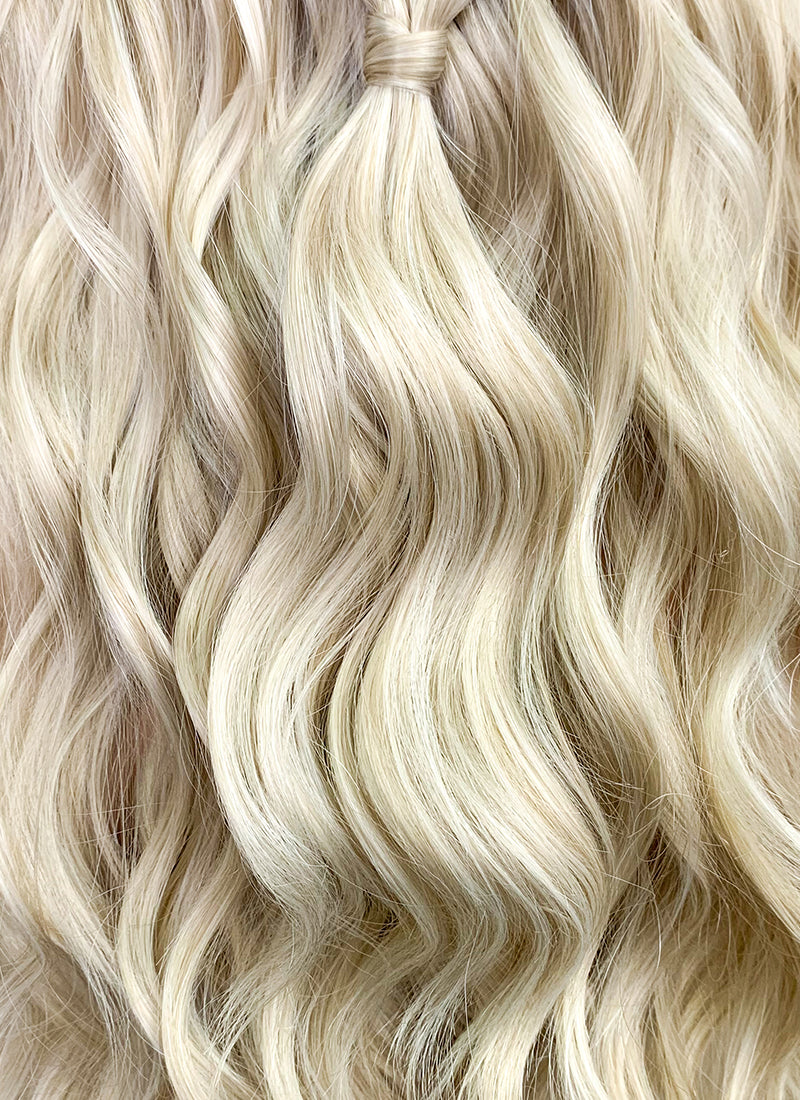 Game of Thrones Daenerys Targaryen Long Light Ash Blonde Braided Lace Front Synthetic Wig LF2021