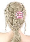 Game of Thrones Daenerys Targaryen Long Light Ash Blonde Braided Lace Front Synthetic Wig LF2037 - CosplayBuzz