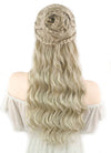 Game of Thrones Daenerys Targaryen Long Light Ash Blonde Braided Lace Front Synthetic Wig LF2039