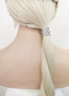 House of the Dragon Rhaenyra Targaryen Platinum Blonde Braided Lace Front Synthetic Hair Wig LF2118