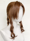 Final Fantasy Aerith Gainsborough Chestnut Brown Braided Lace Front Synthetic Wig LF2143