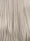 Long Straight Blondish Grey Lace Front Synthetic Hair Wig LF238