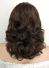 Medium Wavy Brown Lace Front Synthetic Hair Wig LF256 - CosplayBuzz