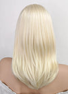 Medium Straight Light Blonde Lace Front Synthetic Hair Wig LF269