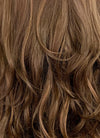 Long Wavy Mixed Brown Lace Front Synthetic Hair Wig LF321