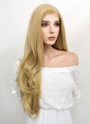 Long Wavy Blonde Lace Front Synthetic Hair Wig LF323