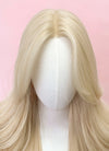 Barbie Long Wavy Light Blonde Curtain Bangs Lace Front Synthetic Hair Wig LF3299A