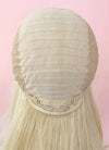 Barbie Long Wavy Light Blonde Curtain Bangs Lace Front Synthetic Hair Wig LF3299A
