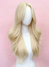 Barbie Long Wavy Light Blonde Curtain Bangs Lace Front Synthetic Hair Wig LF3299A