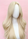 Barbie Long Wavy Light Blonde Curtain Bangs Lace Front Synthetic Hair Wig LF3299A