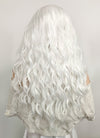 Long Wavy White Lace Front Synthetic Hair Wig LF388