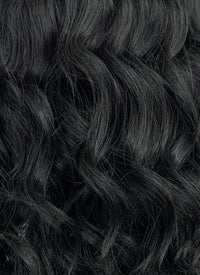 Medium Wavy Bob Black Lace Front Synthetic Hair Wig LF406