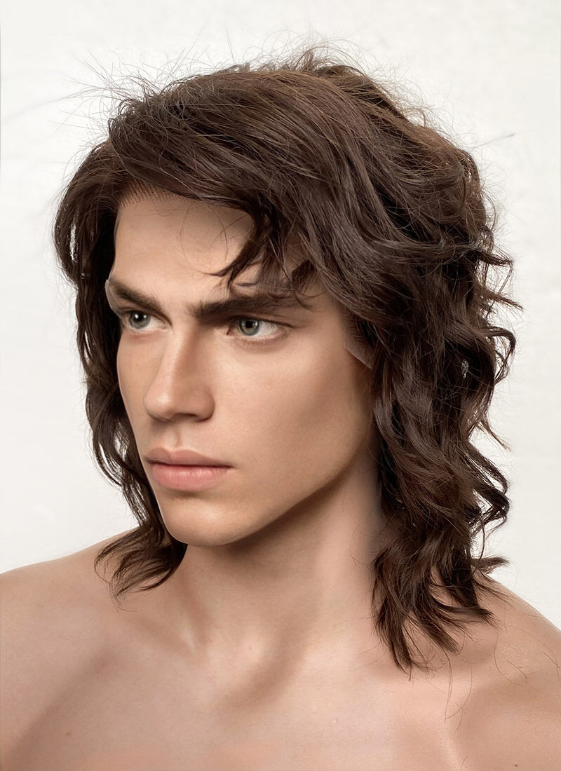 Star Wars Anakin Skywalker Darth Vader Wavy Brunette Lace Front Wig LF407GA