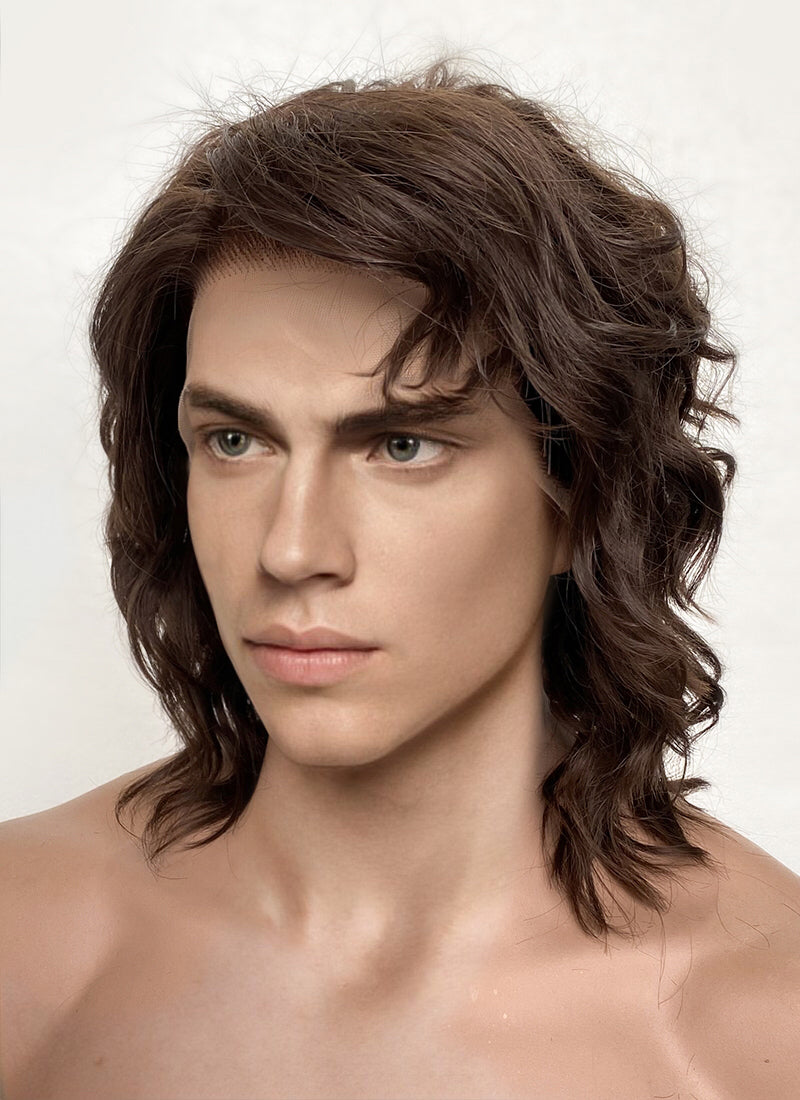 Star Wars Anakin Skywalker Darth Vader Wavy Brunette Lace Front Wig LF407GA