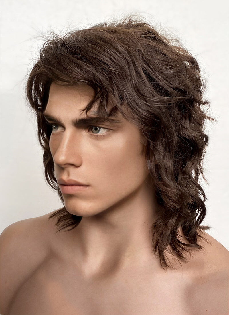 Star Wars Anakin Skywalker Darth Vader Wavy Brunette Lace Front Wig LF407GA