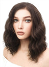 Medium Wavy Brown Lace Front Synthetic Hair Wig LF407