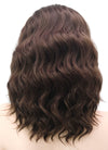 Medium Wavy Brown Lace Front Synthetic Hair Wig LF407 - CosplayBuzz