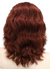 Medium Wavy Bob Auburn Lace Front Synthetic Hair Wig LF409 - CosplayBuzz