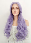 Critical Role: Imogen Temult Wavy Pastel Purple Lace Front Wig LF5110