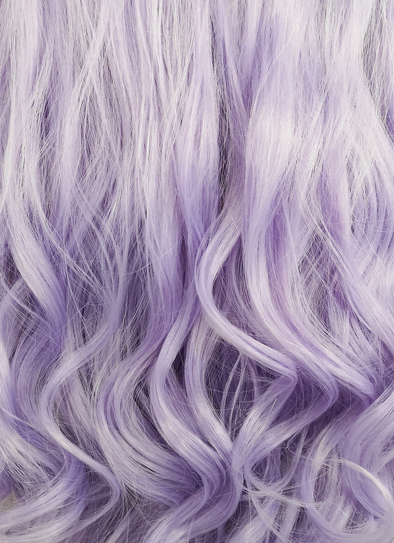 Critical Role: Imogen Temult Wavy Pastel Purple Lace Front Wig LF5110