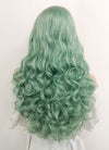 Critical Role: Fearne Calloway Wavy Pastel Green Lace Front Wig LF5117