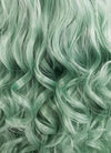 Critical Role: Fearne Calloway Wavy Pastel Green Lace Front Wig LF5117