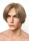 Resident Evil 4 Leon S. Kennedy Brunette Blonde Lace Front Kanekalon Synthetic Men's Wig LF6009