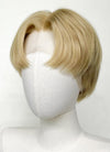 Short Straight Golden Blonde Lace Front Synthetic Hair Men's Wig LF6020A