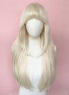 Barbie Long Straight Platinum Blonde Lace Front Synthetic Hair Wig LF6022