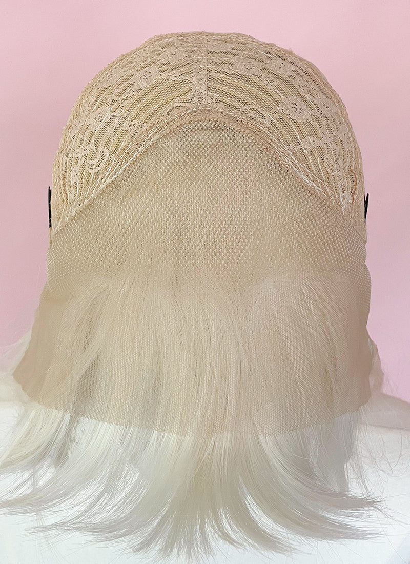 Barbie Long Straight Platinum Blonde Lace Front Synthetic Hair Wig LF6022