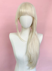 Barbie Long Straight Platinum Blonde Lace Front Synthetic Hair Wig LF6022