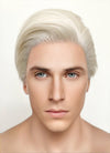Barbie Ken Short Straight Platinum Blonde Lace Front Synthetic Men's Wig LF6023