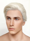 Barbie Ken Short Straight Platinum Blonde Lace Front Synthetic Men's Wig LF6023