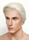 Barbie Ken Short Straight Platinum Blonde Lace Front Synthetic Men's Wig LF6023