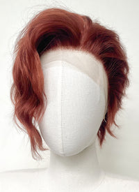 The Arcana: A Mystic Romance Julian Devorak Wavy Auburn Lace Front Synthetic Men's Wig LF6035