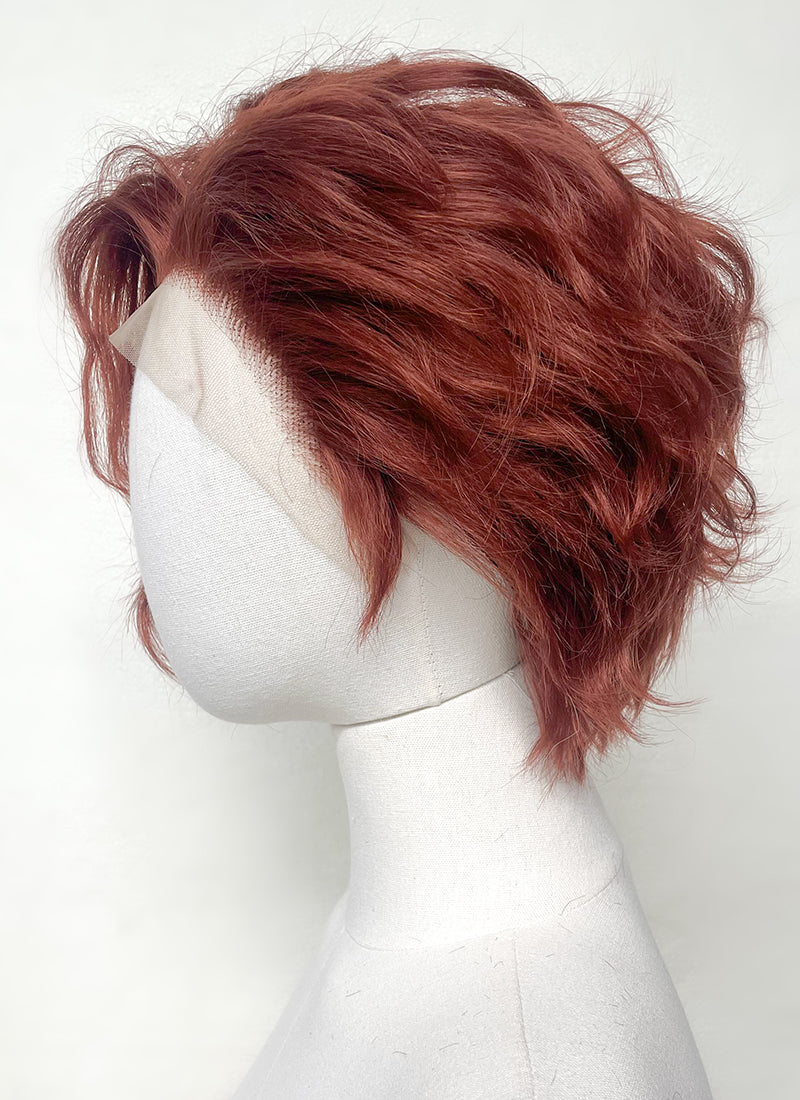 The Arcana: A Mystic Romance Julian Devorak Wavy Auburn Lace Front Synthetic Men's Wig LF6035