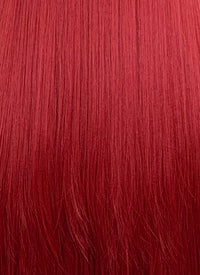 Long Straight Yaki Red Lace Front Synthetic Hair Wig LF624A