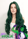 Marvel She-Hulk: Attorney At Law Long Wavy Dark Green Lace Front Wig LF667V