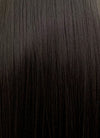 Long Straight Yaki Natural Black Lace Front Synthetic Hair Wig LF701A