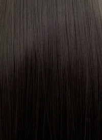 Long Straight Yaki Natural Black Lace Front Synthetic Hair Wig LF701A