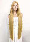 Long Straight Yaki Blonde Lace Front Synthetic Hair Wig LF701S