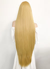 Long Straight Yaki Blonde Lace Front Synthetic Hair Wig LF701S