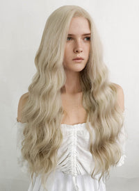 The Lord of the Rings The Rings of Power Galadriel Wavy Ash Blonde Lace Front Wig LFK5539