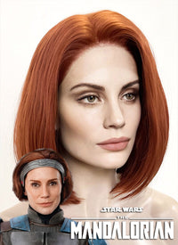 Star Wars The Mandalorian Bo-Katan Kryze Bob Auburn Lace Front Synthetic Wig LFK5541