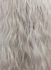 The Witcher Geralt of Rivia Curly Silver Grey Lace Front Wig LFX5127