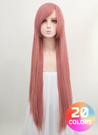 Long Straight Pink Cosplay Wig LW003 - CosplayBuzz