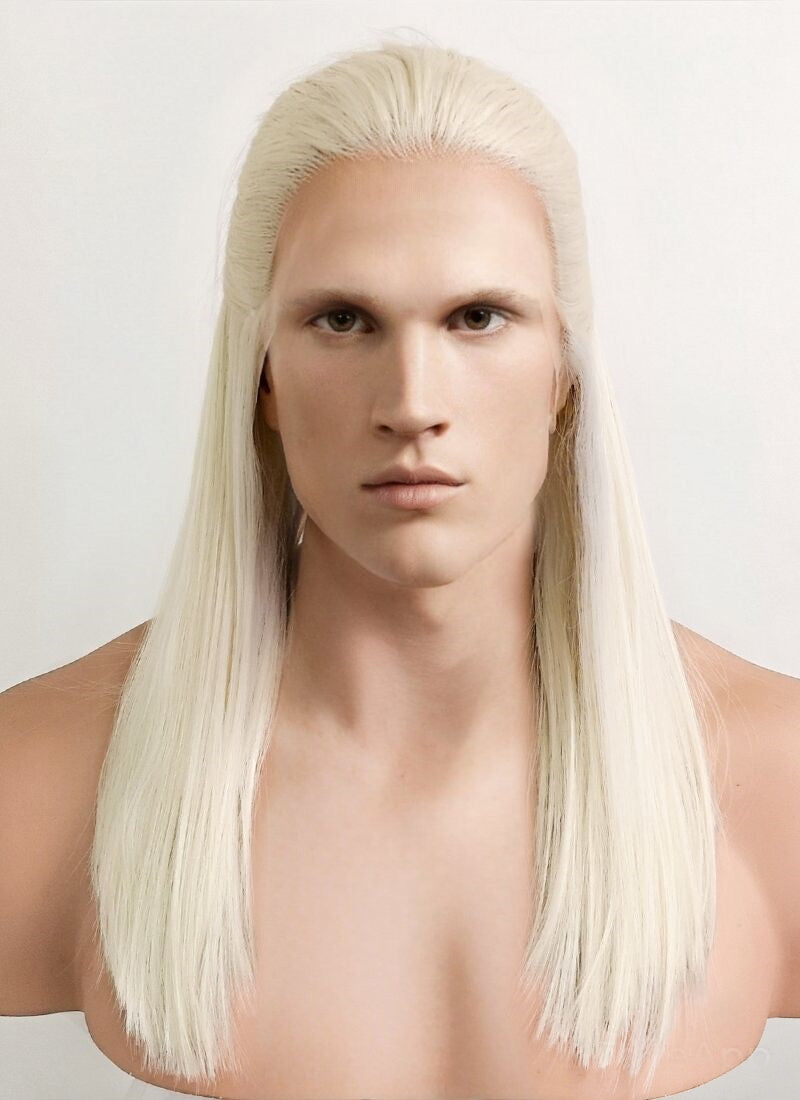 House of the Dragon Daemon Targaryen Straight Platinum Blonde Lace Front Wig LW4016